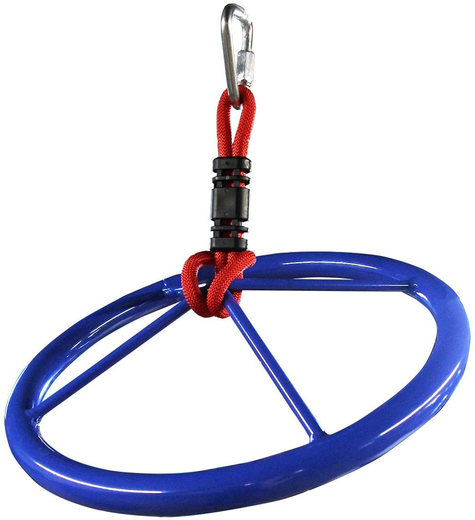 Cateam Accessoires de Slackline Ninja – Lot de 2 anneaux de gymnastique multicolores avec mousquetons – Anneaux de barres de suspension pour parcours d'obstacles dans le jardin Cateam Accessoires de Slackline Ninja – Lot de 2 anneaux de gymnastique multicolores avec mousquetons – Anneaux de barres de suspension pour parcours d'obstacles dans le jardin