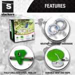 Slackers Zipline Kit Kids Outdoor